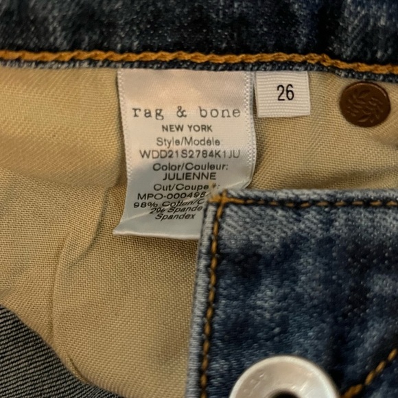 rag & bone Nina High Rise Flare in Julienne Size 26 - Picture 8 of 9
